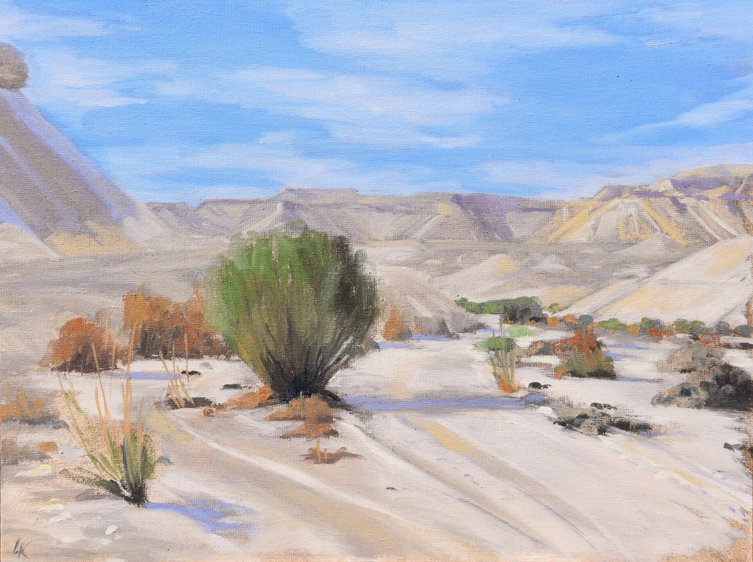 "Rotem on the Way," 2025. 30x40 cm, oil on canvas panel.