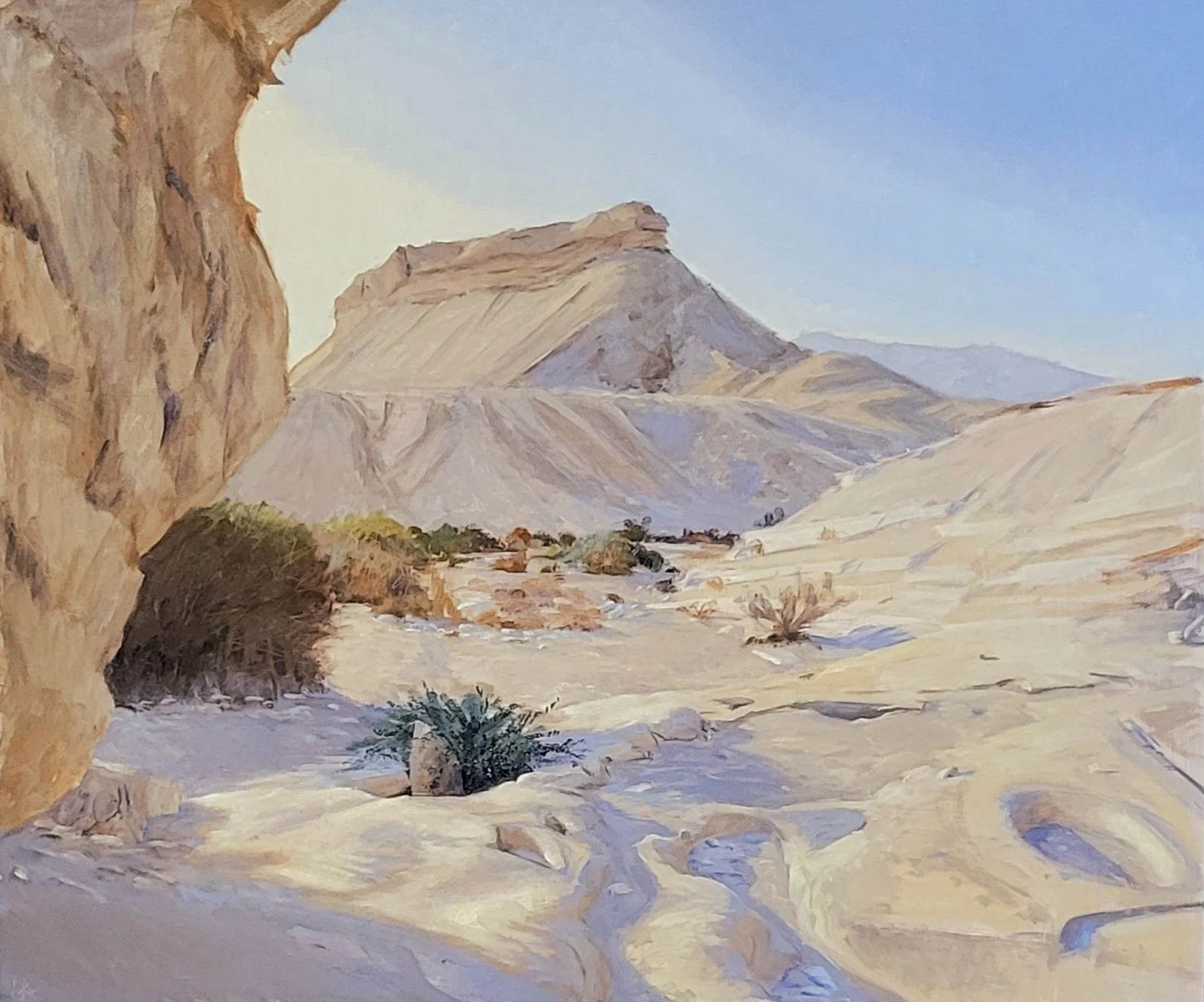 "Valley of the Fairies", 2025. 50x60 cm, oil on gesso panel.