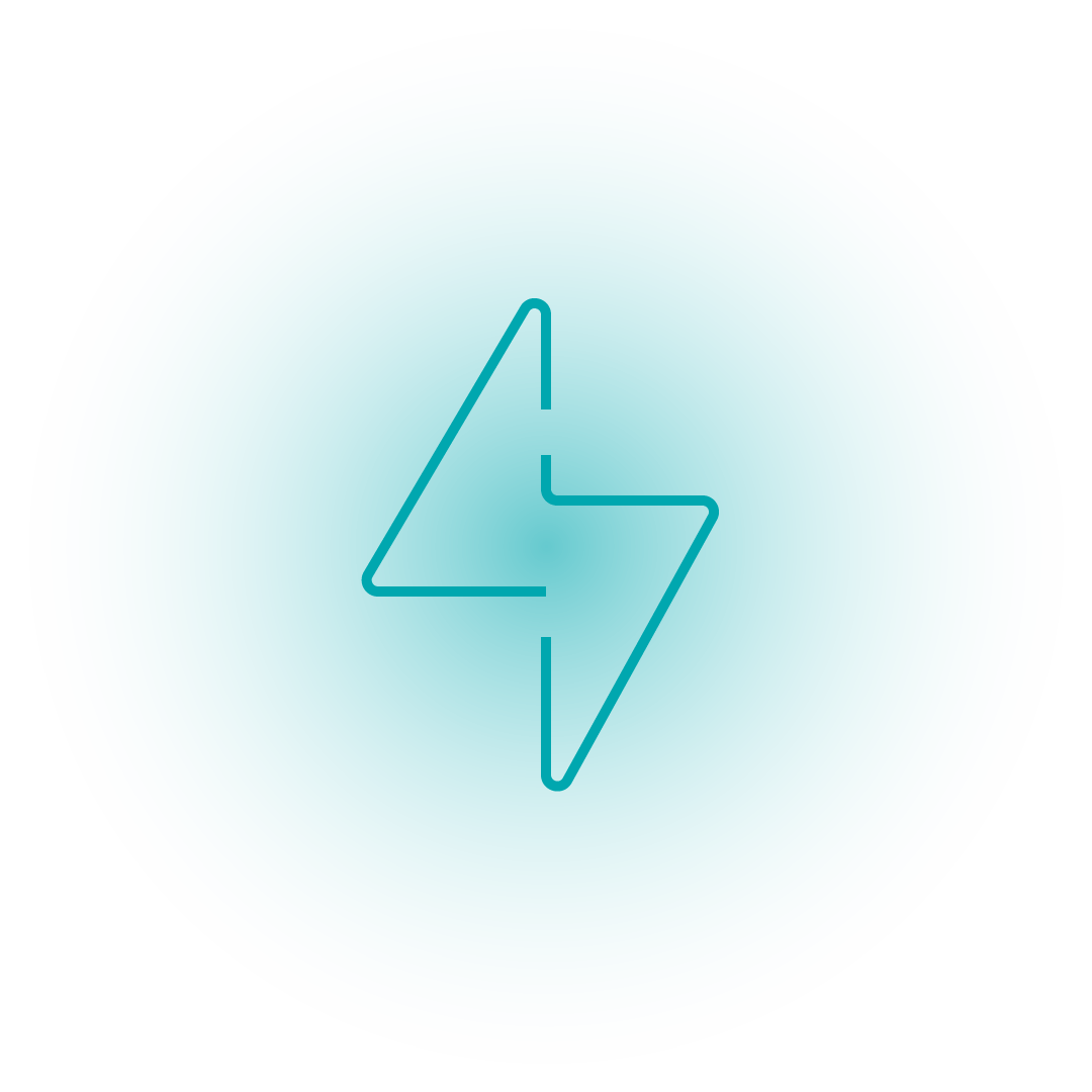 Solid teal circle