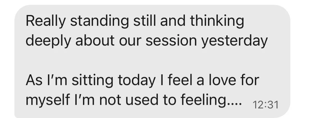 Client message: I feel a love for myself I'm not used to feelingClient message: just got invited to be an advisory board member for a tech startup