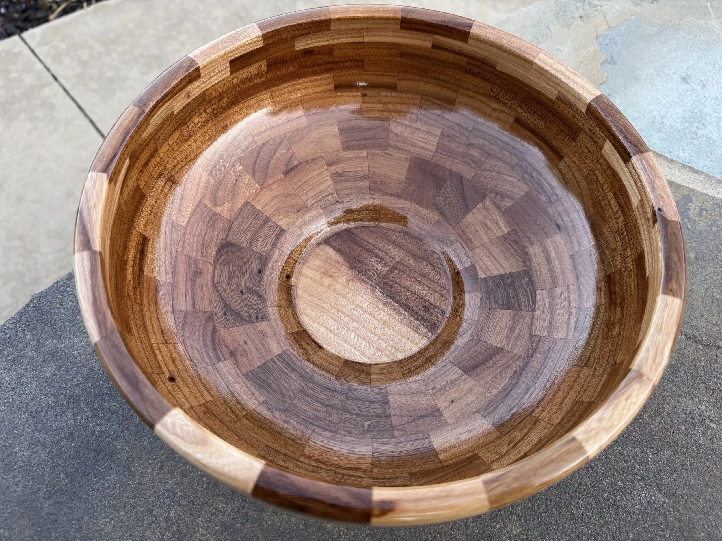 Elm Segmented Bowl