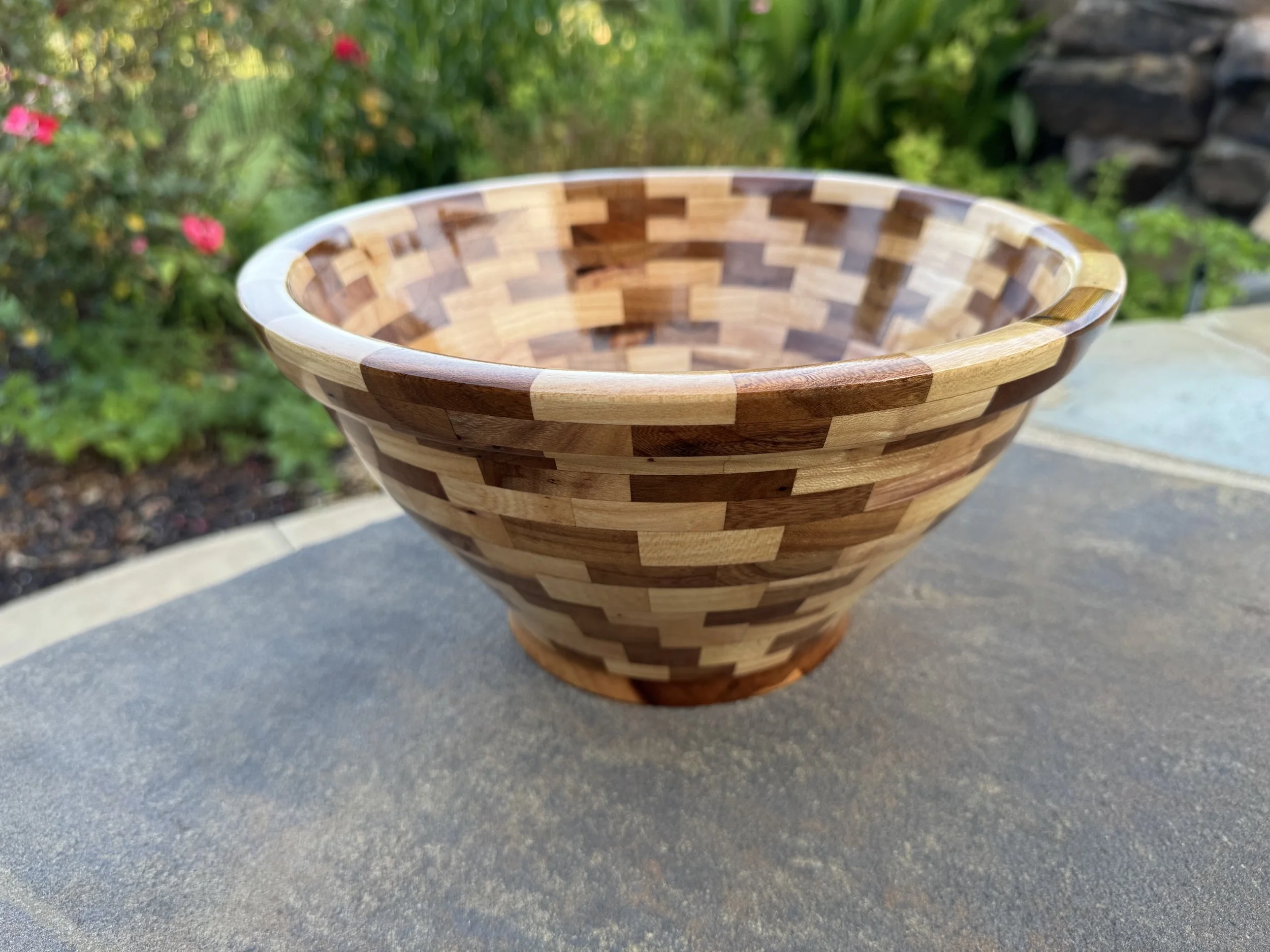 Elm Segmented Bowl