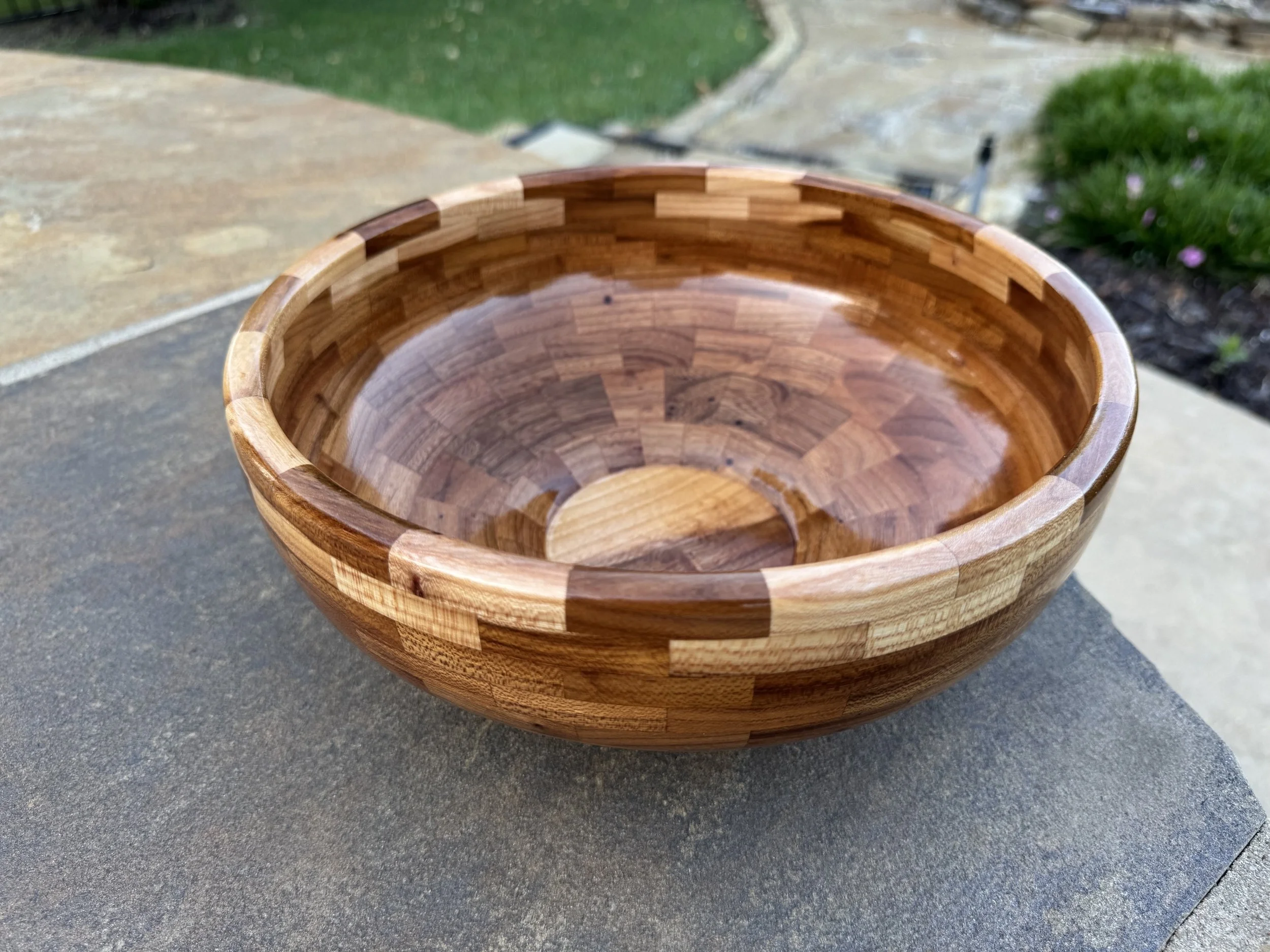 Elm Segmented Bowl