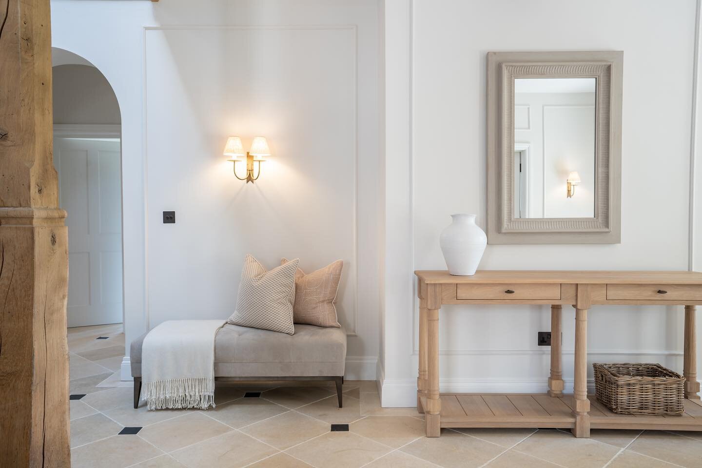 A favourite elevation from the hallway at our Suffolk country manor project #suffolkpropertydevelopment 
.
Finishing up the year - Happy Christmas 💫
. 
.
📸  @visual_peakuk 
.
#interiors #interiorarchitecture #propertyrenovation #suffolkhomes #suffo