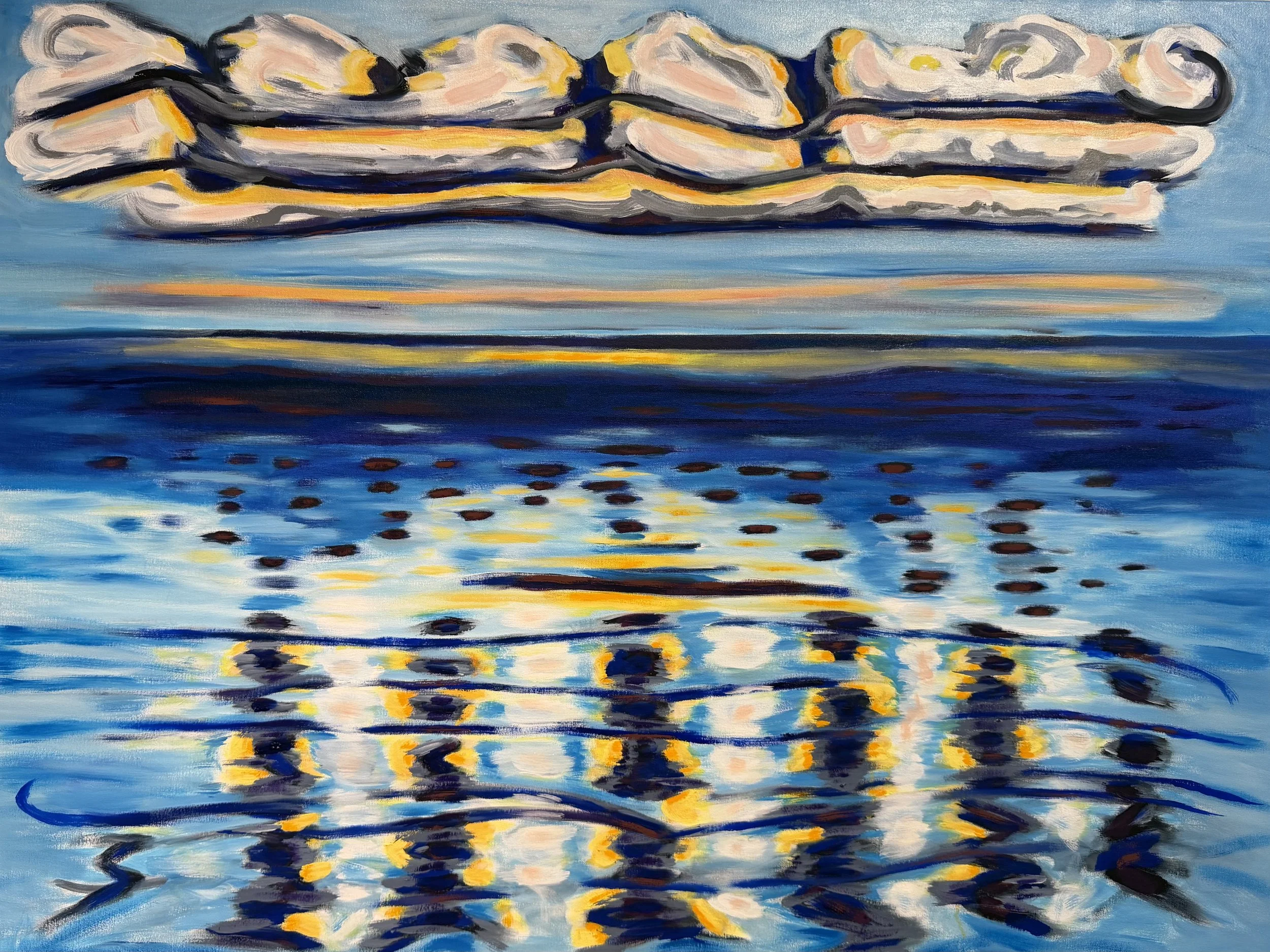 Departure,  oil on canvas 36" X 48" 2025