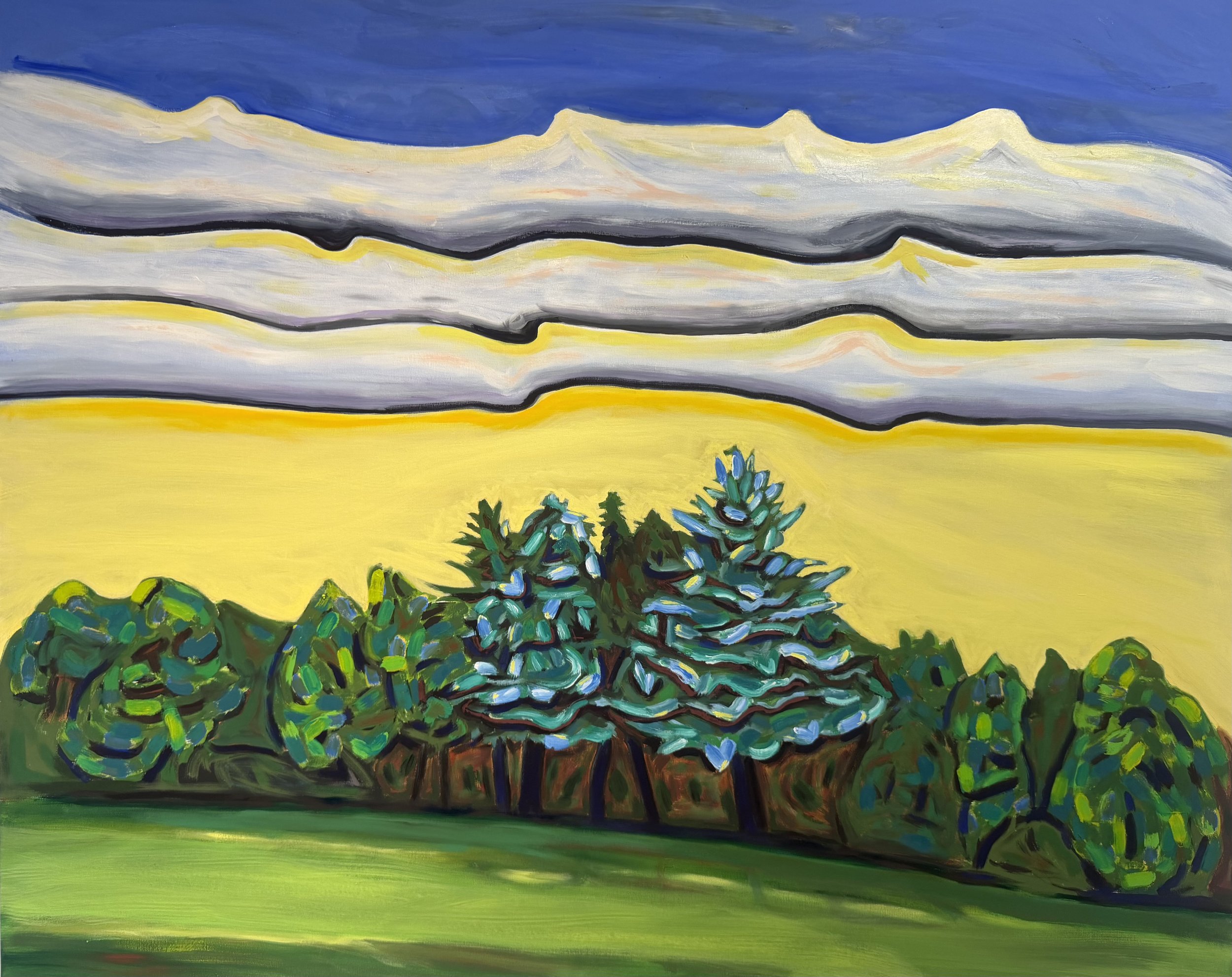 Idyll oil on canvas, 48" X 60" 2026
