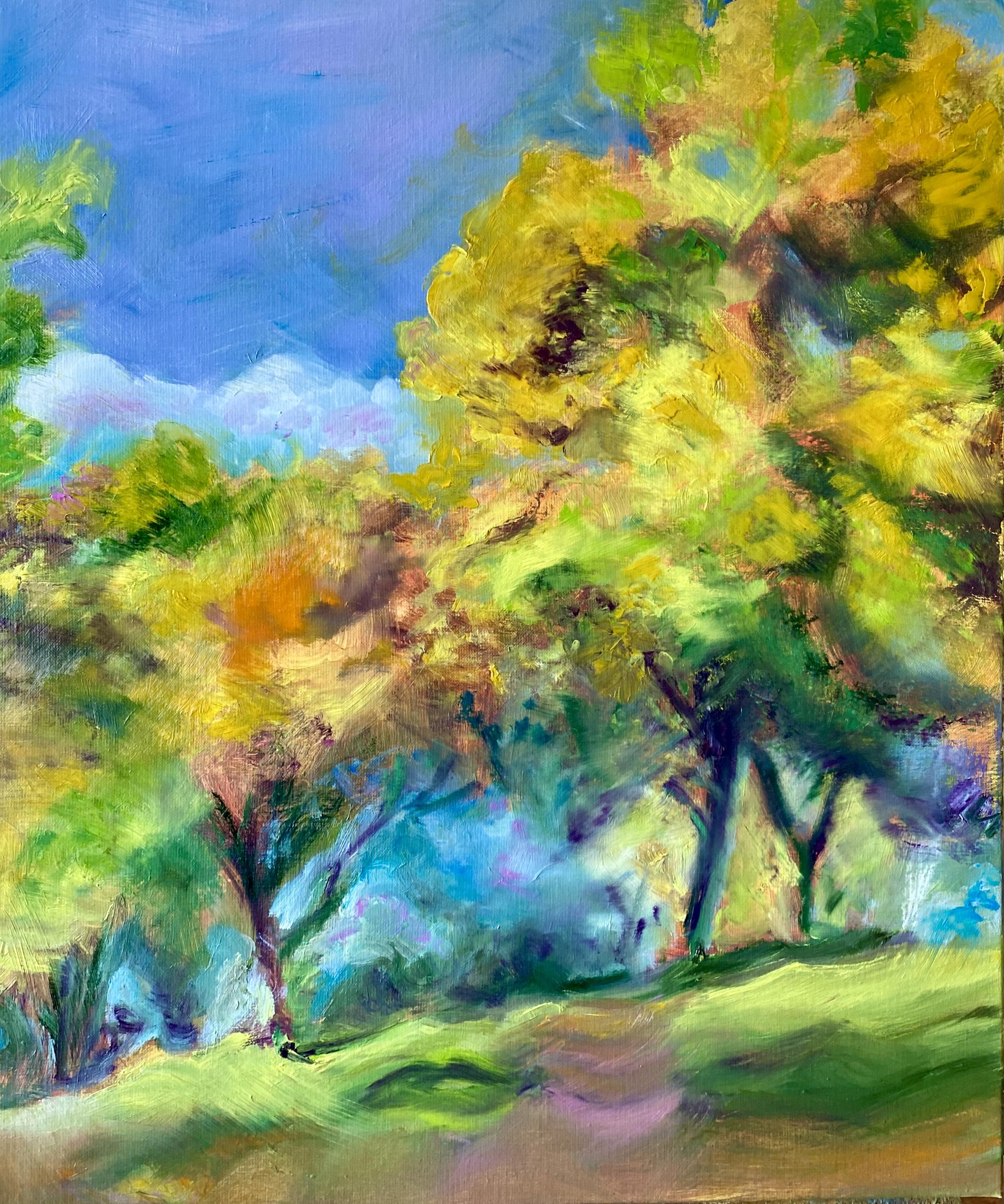 TANNERON huile sur toile de lin 73 X 60