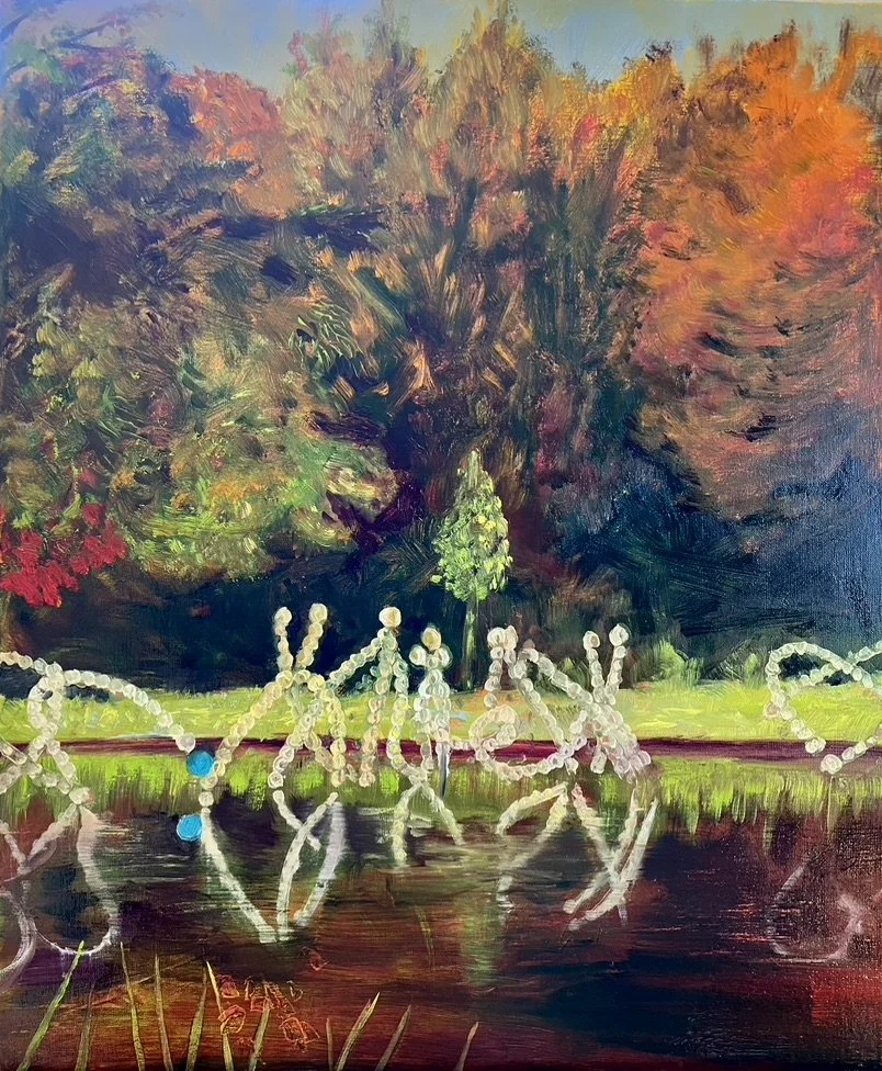 OTHON'IEL huile sur toile de lin 73X 60