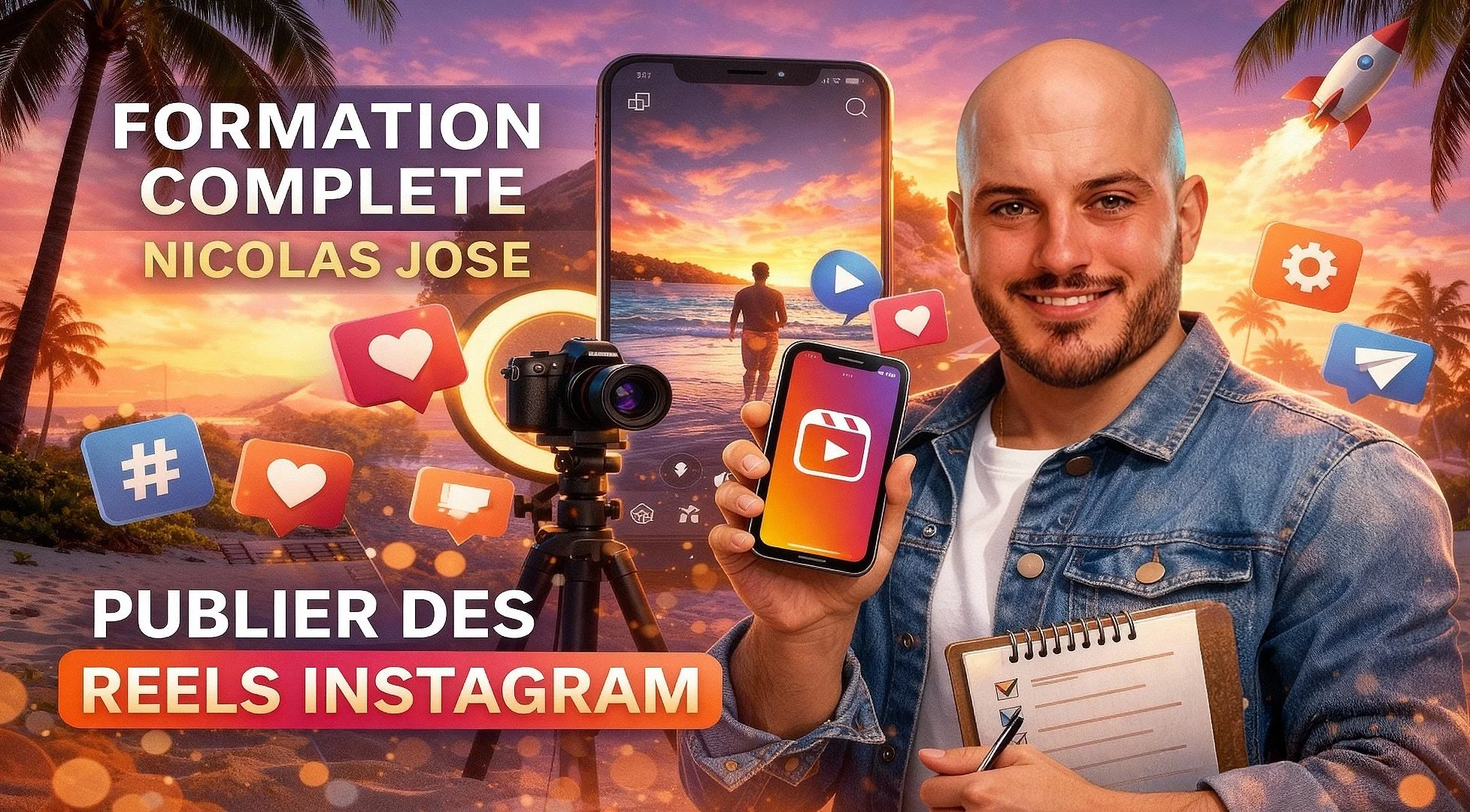 Formation complète – Parcours professionnel pour publier et optimiser un Reels Instagram