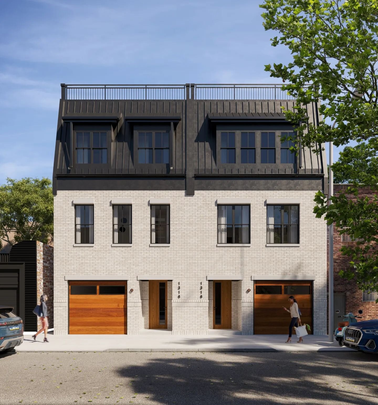 1316-18 S Juniper Street

The Duo on Juniper in the heart of Passyunk Square. Recently completed.
These extra wide, luxury new construction homes with parking were built with major attention to detail and design. These beauties sit on roughly 21 foot