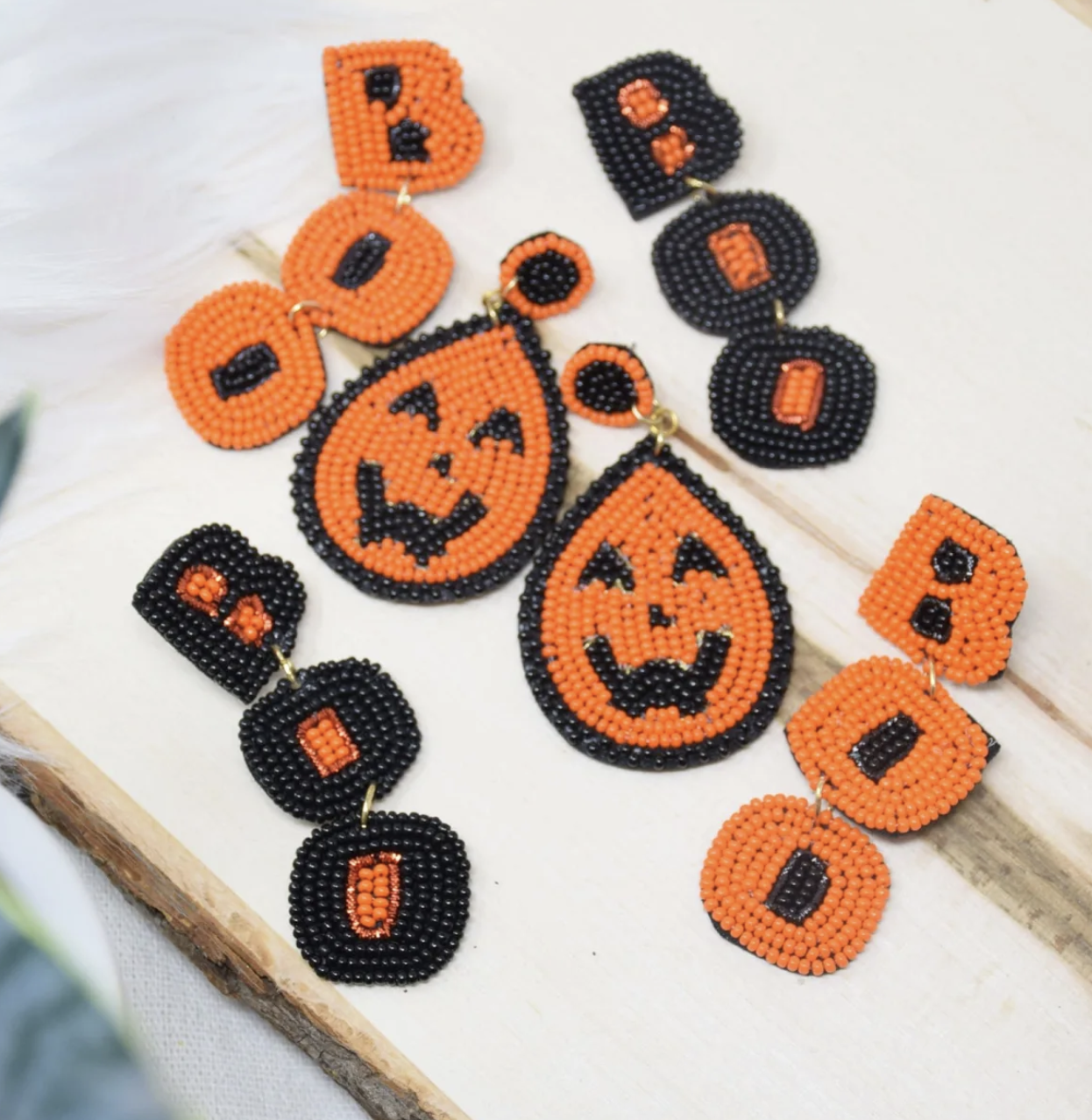 Halloween Boo Earrings