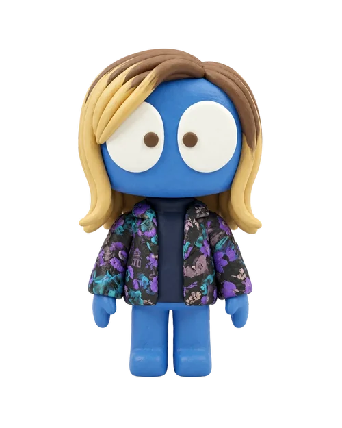 Emily Broadhurst as a clay character