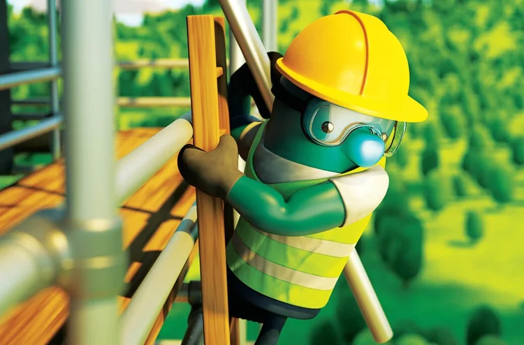 Still from our health and safety animation for Amec Foster Wheeler