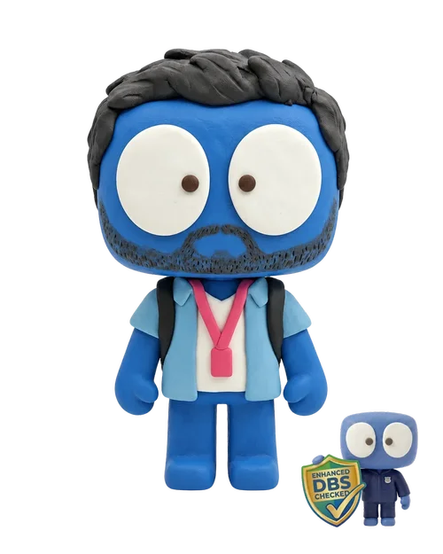 Daniel Waterman as a clay character
