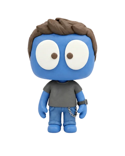 Gary Carse as a clay character