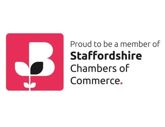 Proud to be a member of Staffordshire Chambers of Commerce