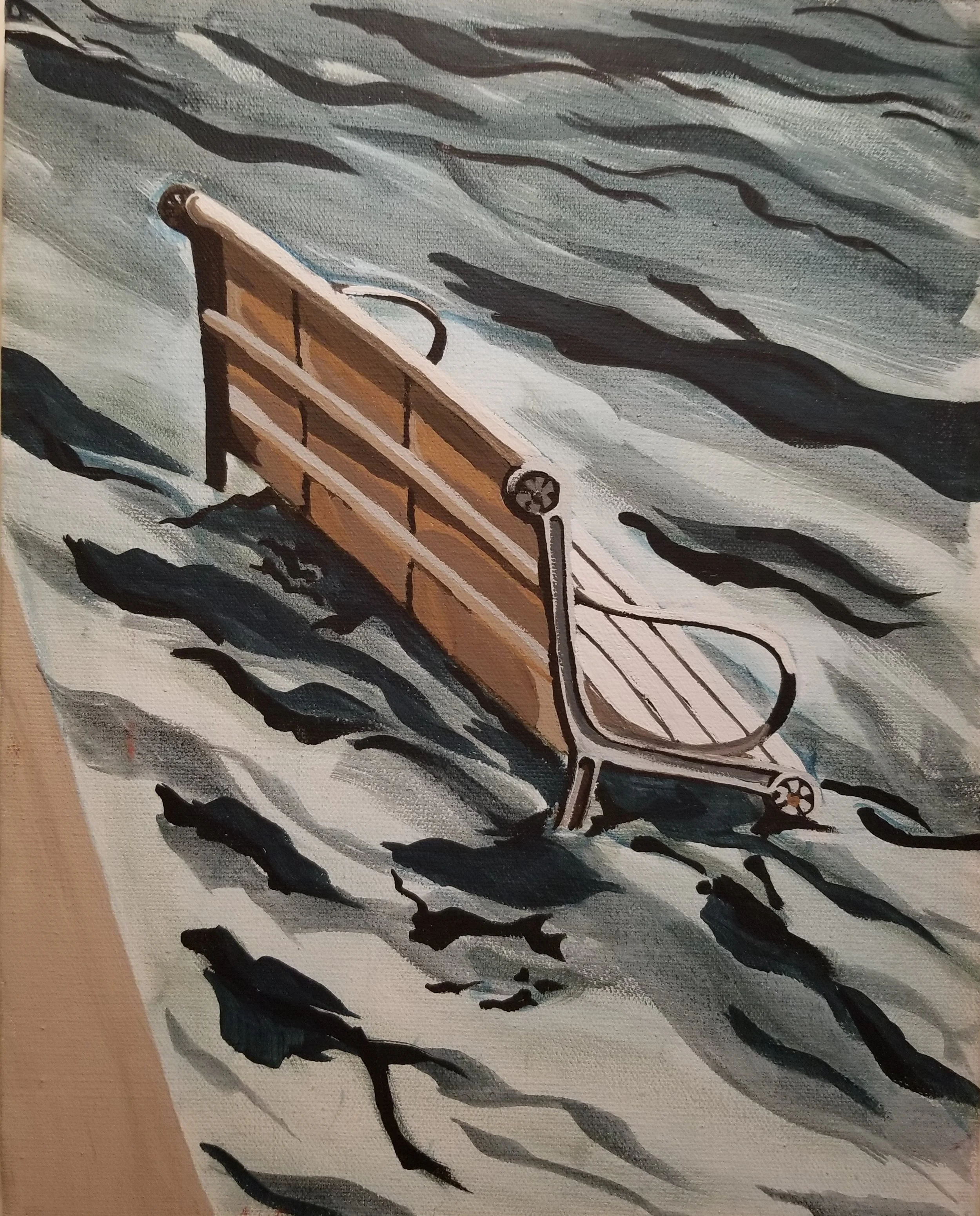 Bench underwater - acrylic, 2012.jpg