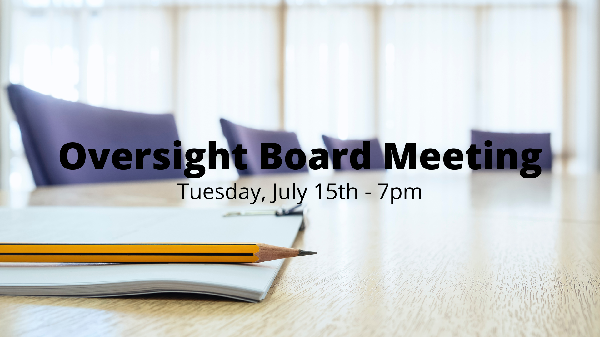 Oversight Board Meeting
