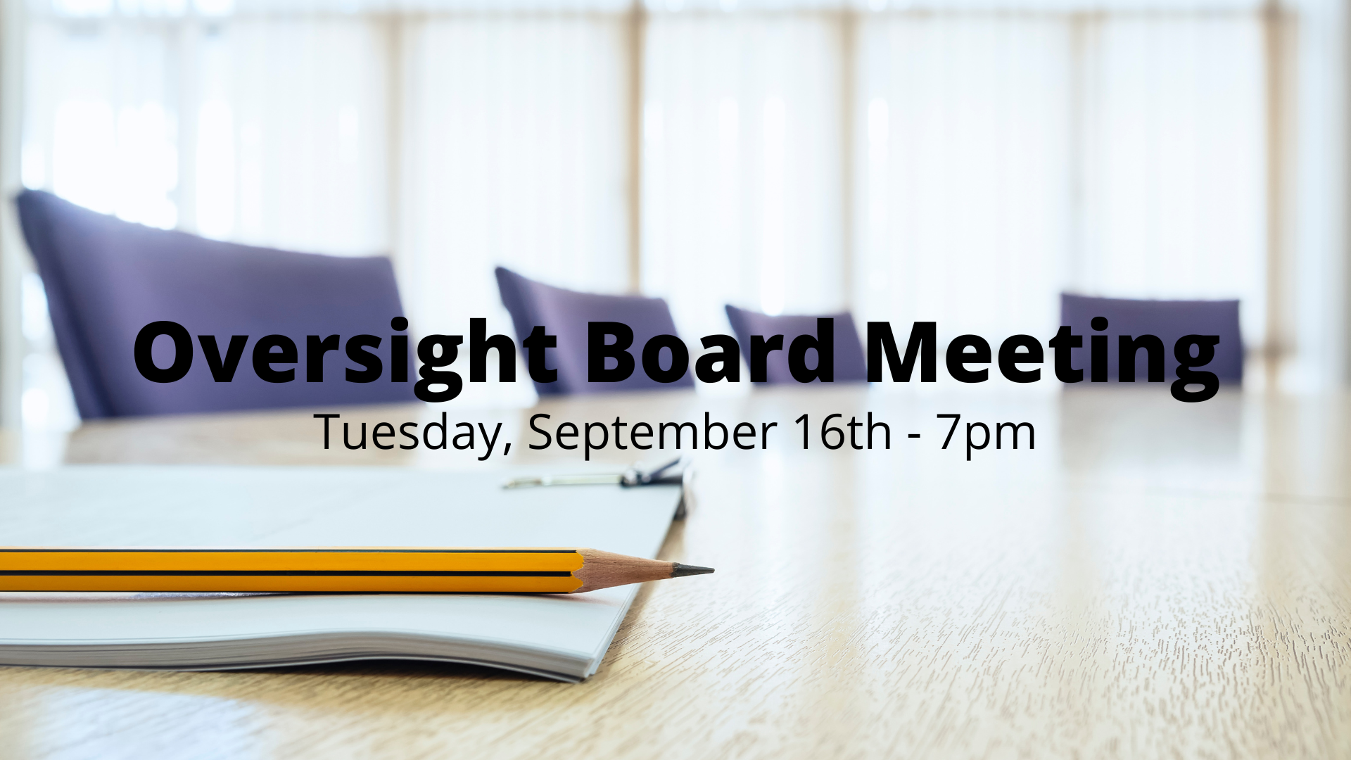 Oversight Board Meeting