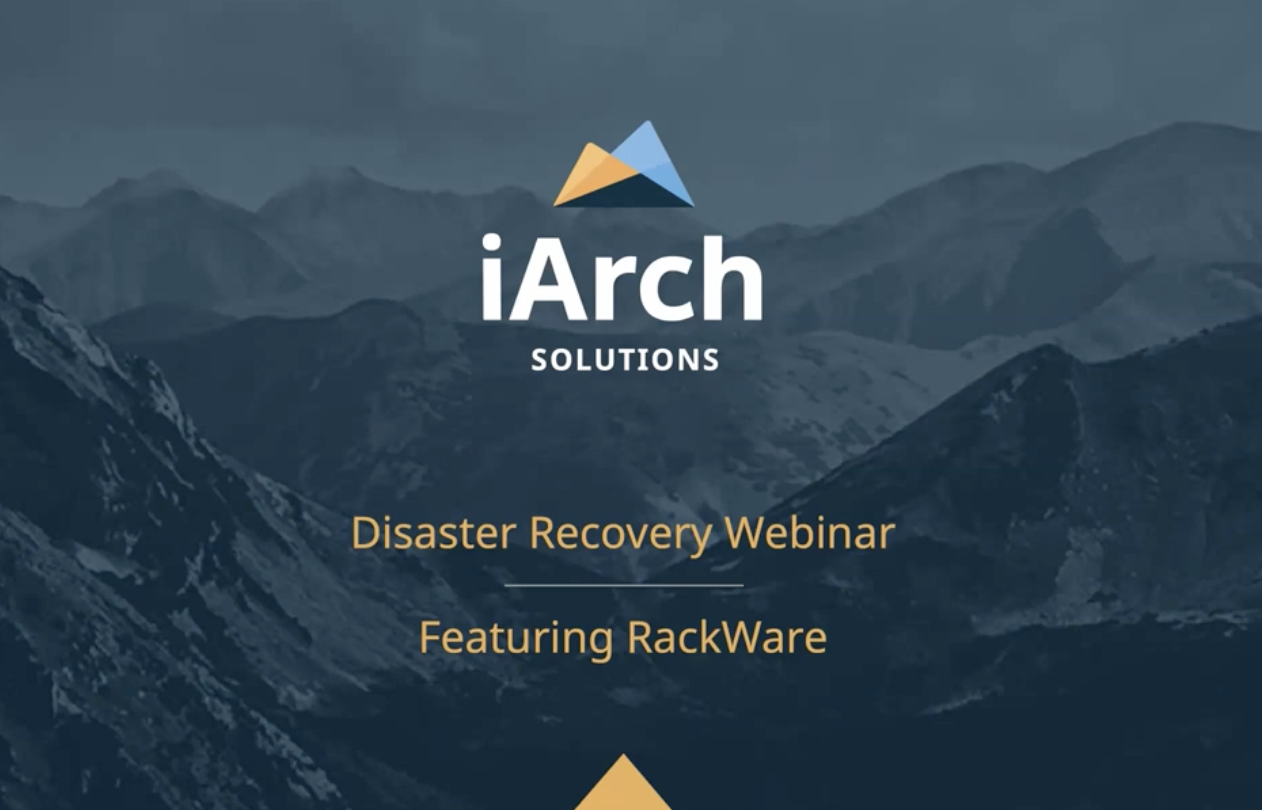 Webinar: Disaster Recovery in the Cloud