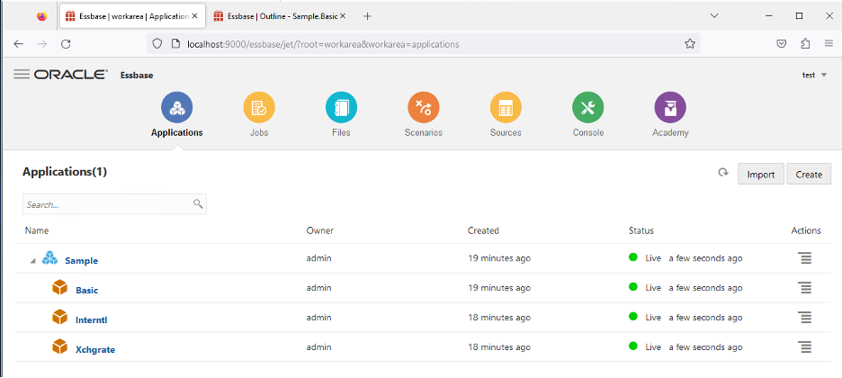 Essbase 21c and EPM Integration - Provisioning Essbase Applications