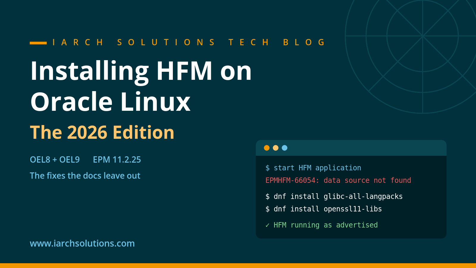 Installing Hyperion Financial Management on Oracle Linux: The 2026 Edition
