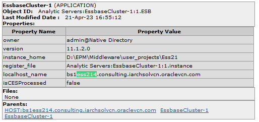 Essbase 21c Integration with Shared Services - Environment Architecture ...