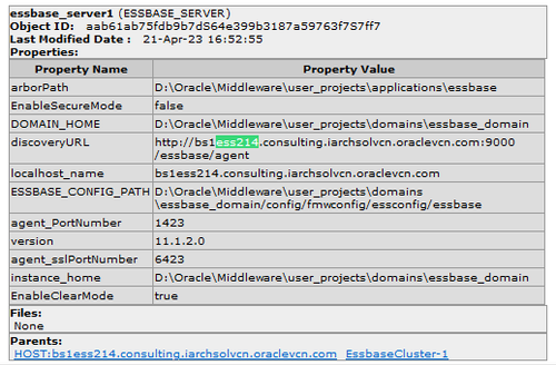 Essbase 21c Integration with Shared Services - Environment Architecture ...