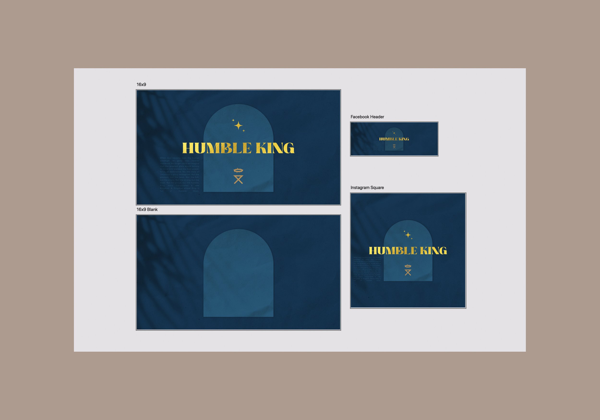 Humble King Christmas Campaign