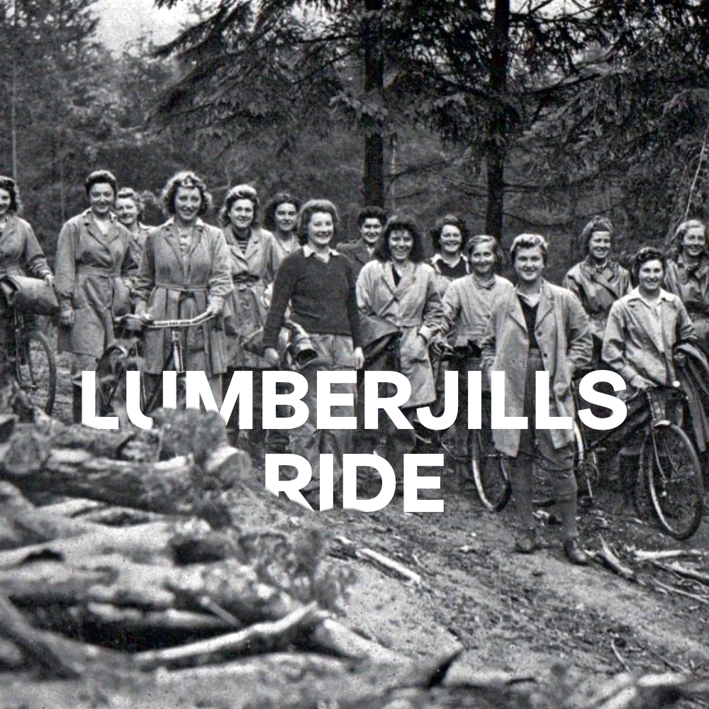 Ride in the tracks of lumberjills