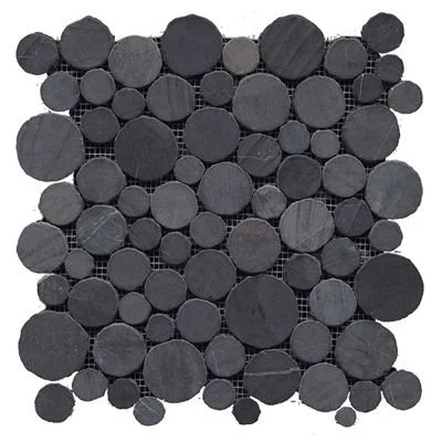 Paradise Round Negro - Primary Bath Shower Floor Option