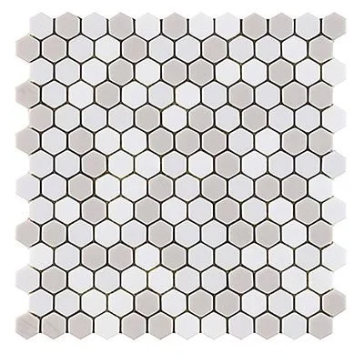 Glaze Hexagon Beige - Primary Bath Shower Floor Option
