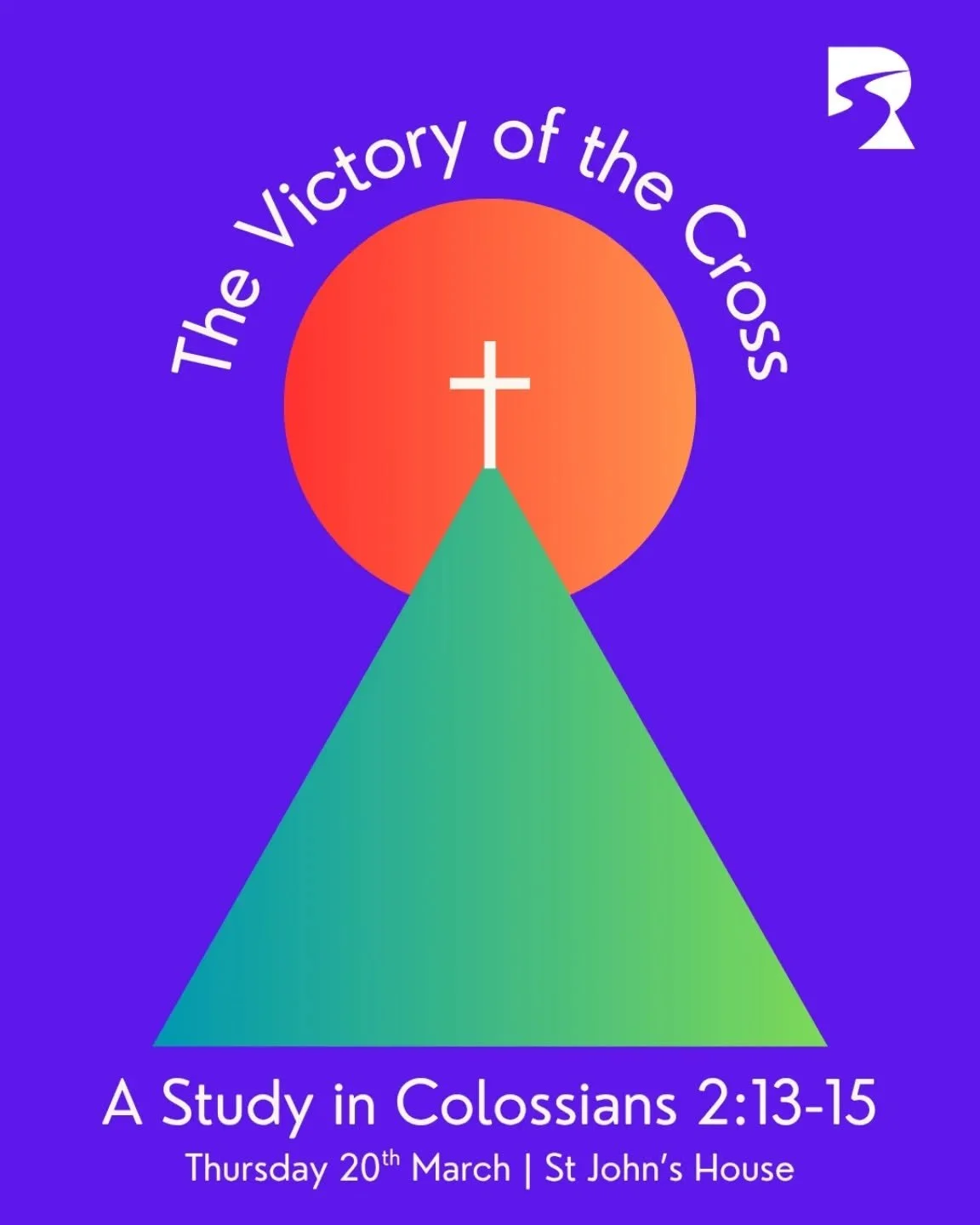 Join us this Thursday for our one-off bible study in Colossians - looking at the victory Jesus won on the cross! Hopefully see many of you there 🙌