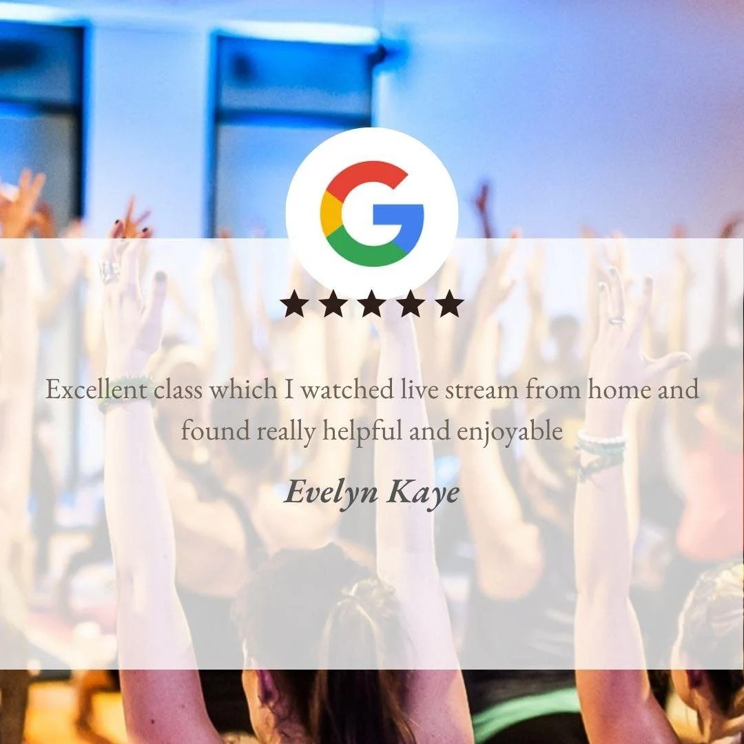 Reading through our Google reviews has us feeling extra grateful for our ability to share classes via LIVESTREAM and know our community expands beyond our front doors 🫶🏼