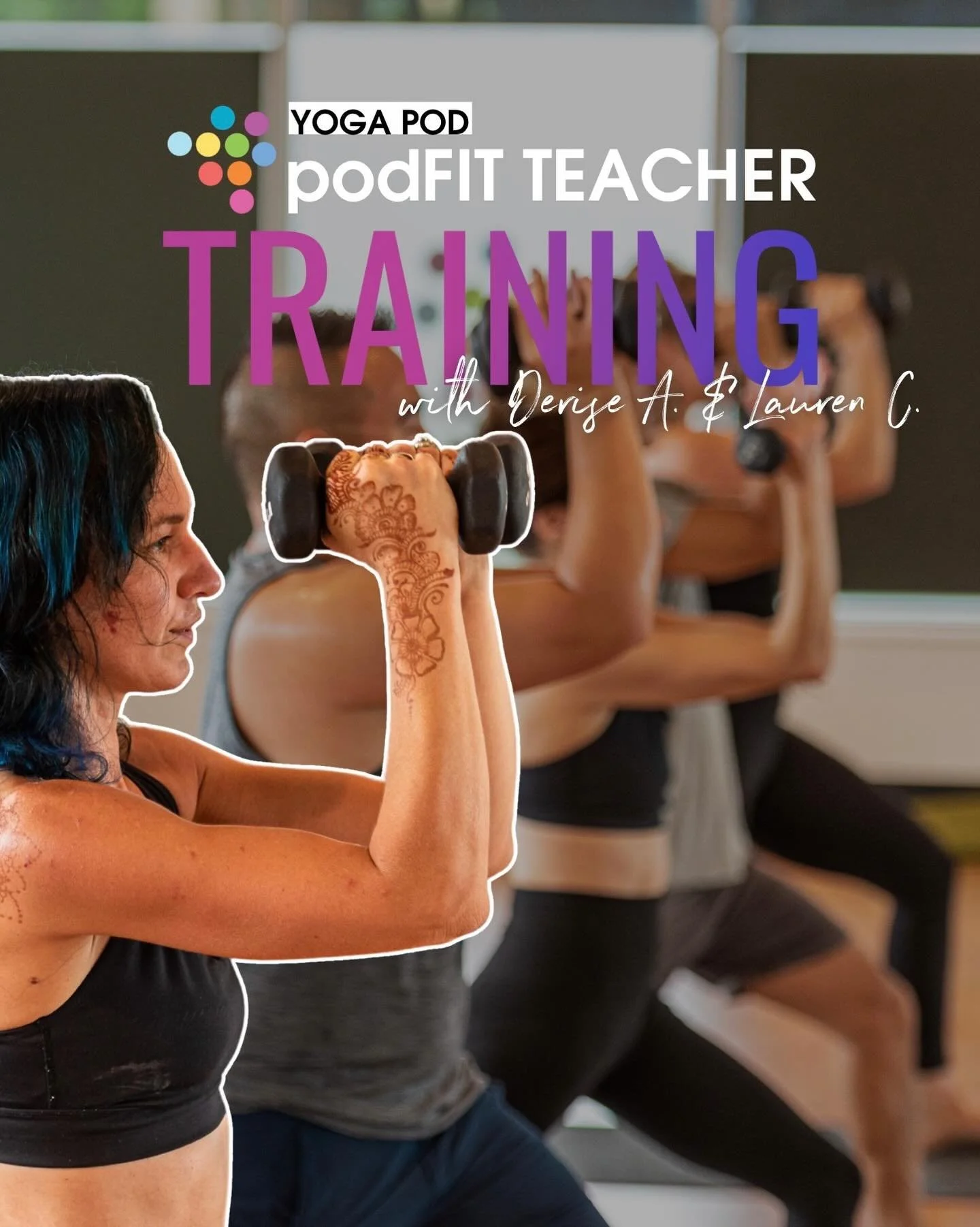 PodFIT Teacher Training with Yoga Pod 💪

Whether you want to teach group fitness classes or deepen your practice, this program will help you refine alignment, build sustainable strength, and create a routine you can commit to for life.

In this trai