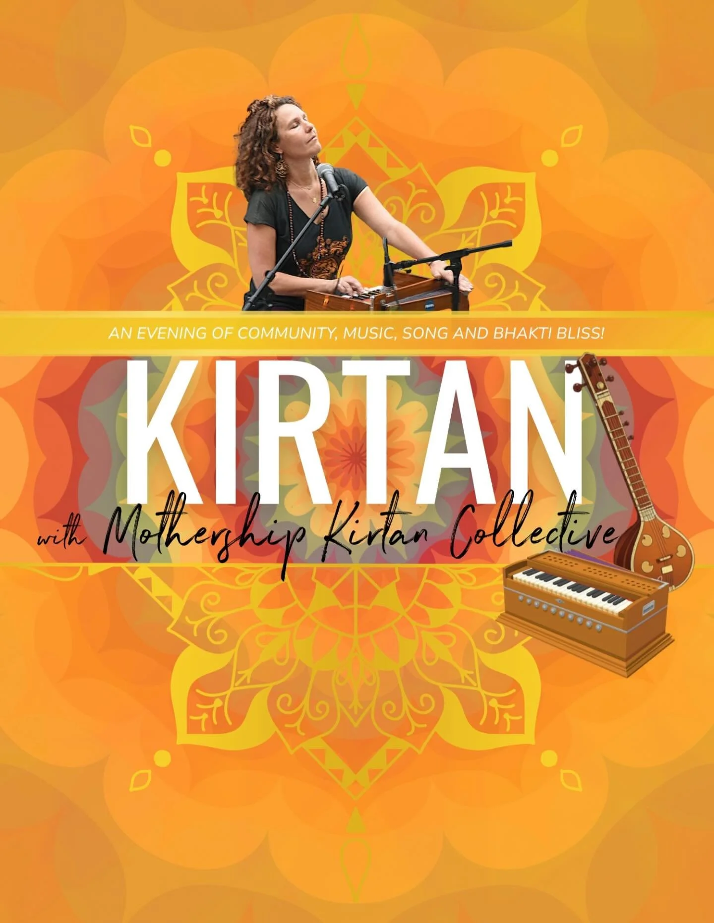 Join us for an evening of heart-opening kirtan with Mothership Kirtan Collective. 🎶💫

Together we&rsquo;ll immerse ourselves in sacred rhythms, move energy, and experience the transformative power of Bhakti, or devotional, yoga.

✨ All are welcome 