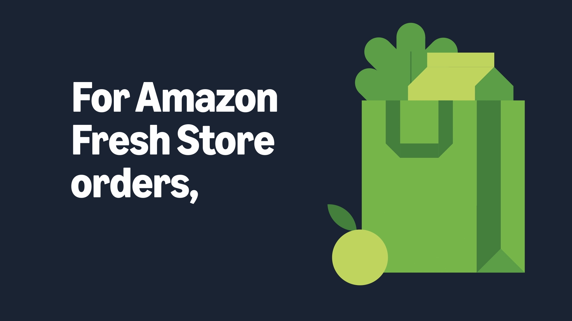 Amazon Grocery — Explainer Video · E-commerce