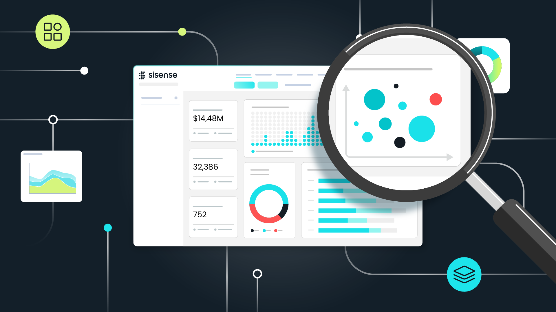 Sisense Delight explainer video — AI analytics user experience animation by PSTUDIO