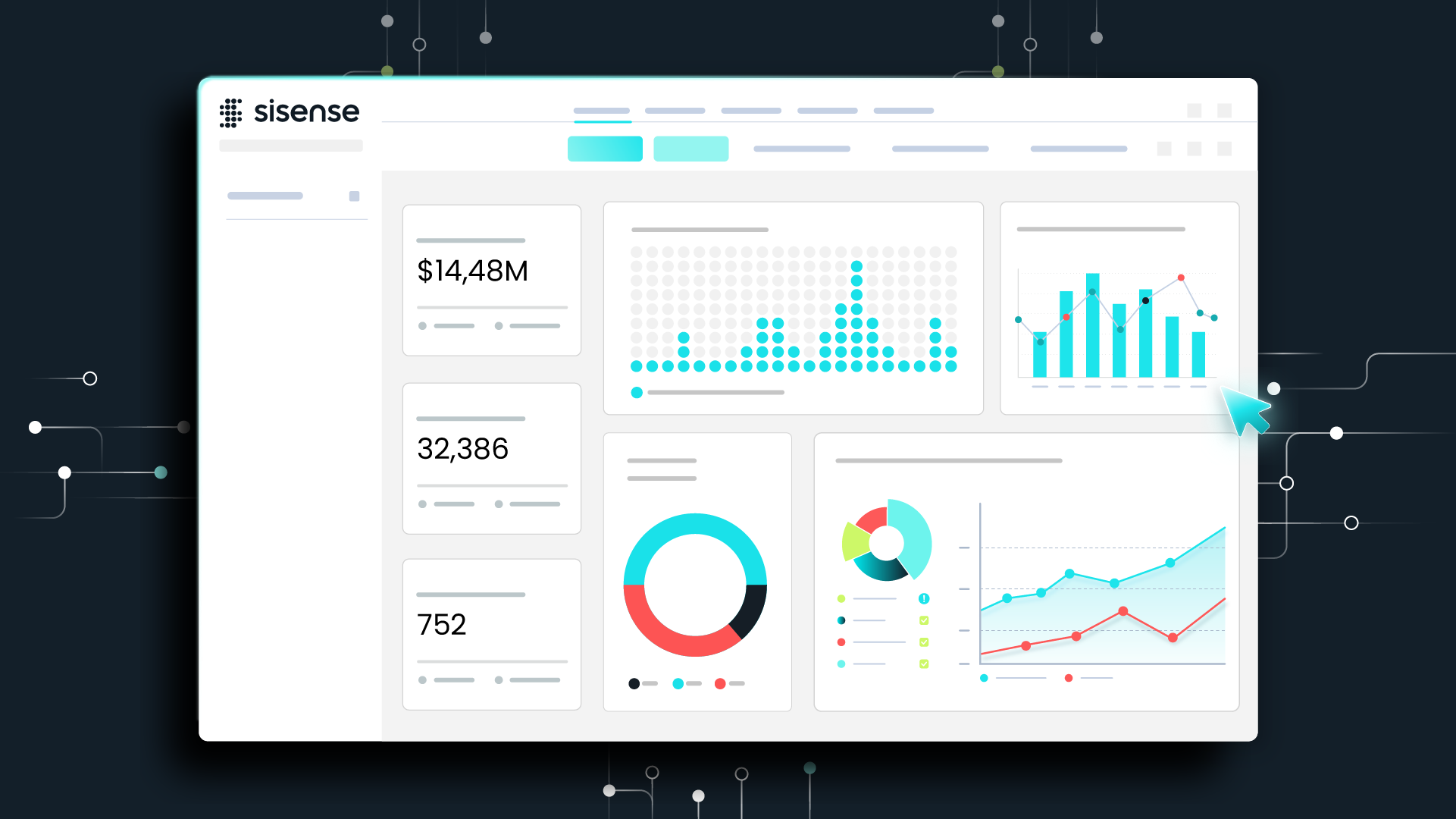 Sisense Delight explainer video — AI analytics user experience animation by PSTUDIO