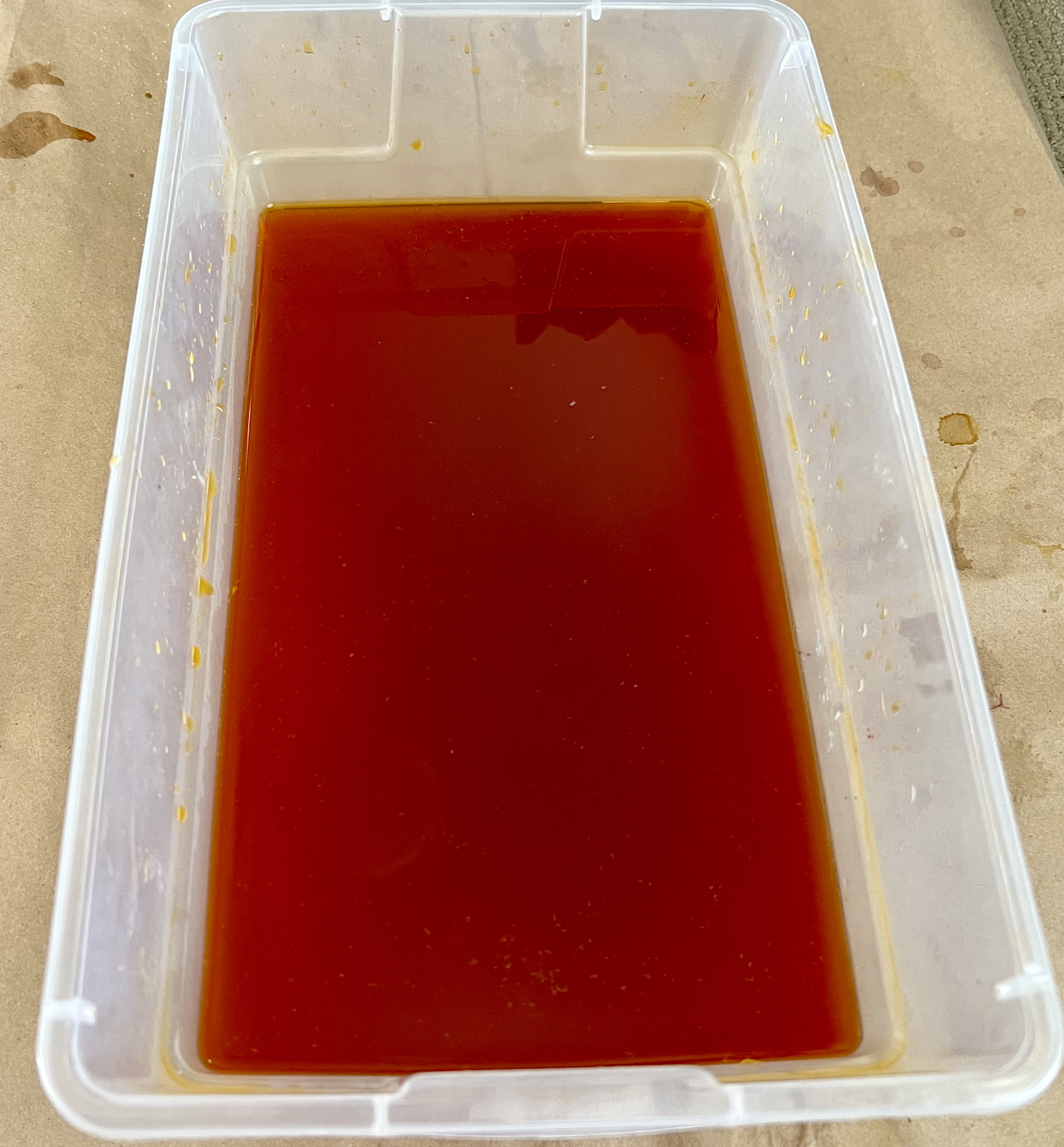 After third round of washing