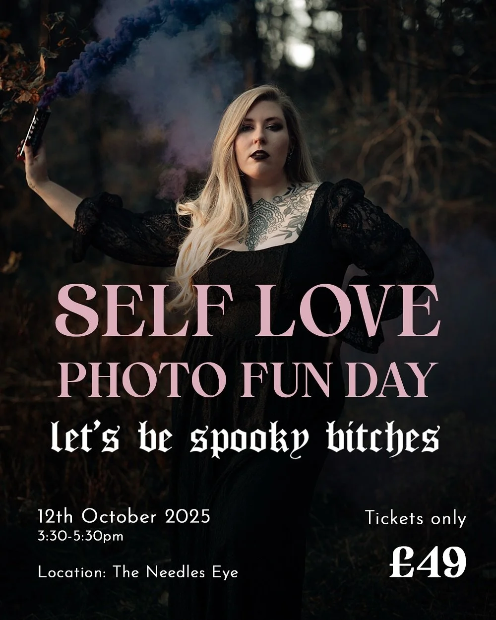Self Love Photo Fun Day - Let’s be spooky bitches π»π·οΈ
Are you craving to do something to celebrate Halloween that doesn’t involve the kids or alcohol?
Then it’s time you booked on this Halloween themed photoshoot with your frien