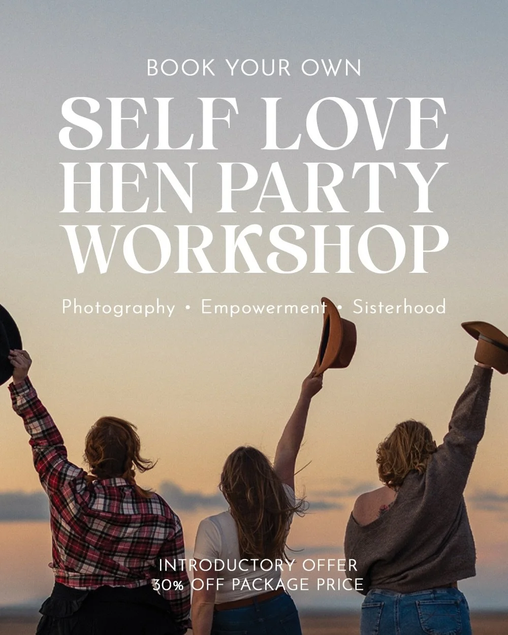 It&rsquo;s official! You can now book your own Self Love workshop for your hen party 🪩❤️&zwj;🔥

So if you&rsquo;re looking to have a giggle with your best friends while getting some banging photos at the same time 📸

Then you&rsquo;re in luck! Bec