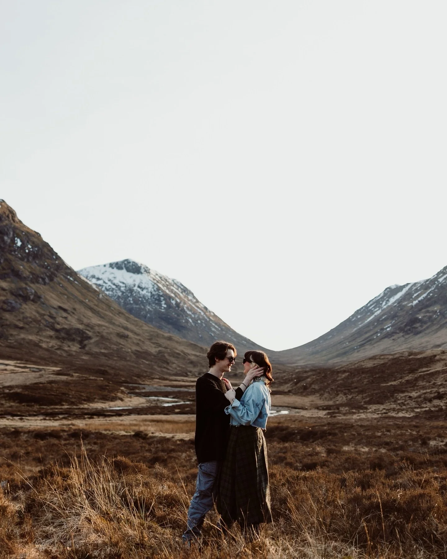 Oh my word, this pre-wedding shoot in Glencoe was simply stunning. 

We laughed so much and that is always one of my goals. 
For shoots to be fun, full of laughter and I want to make you feel comfortable enough in-front of the camera so you can be yo