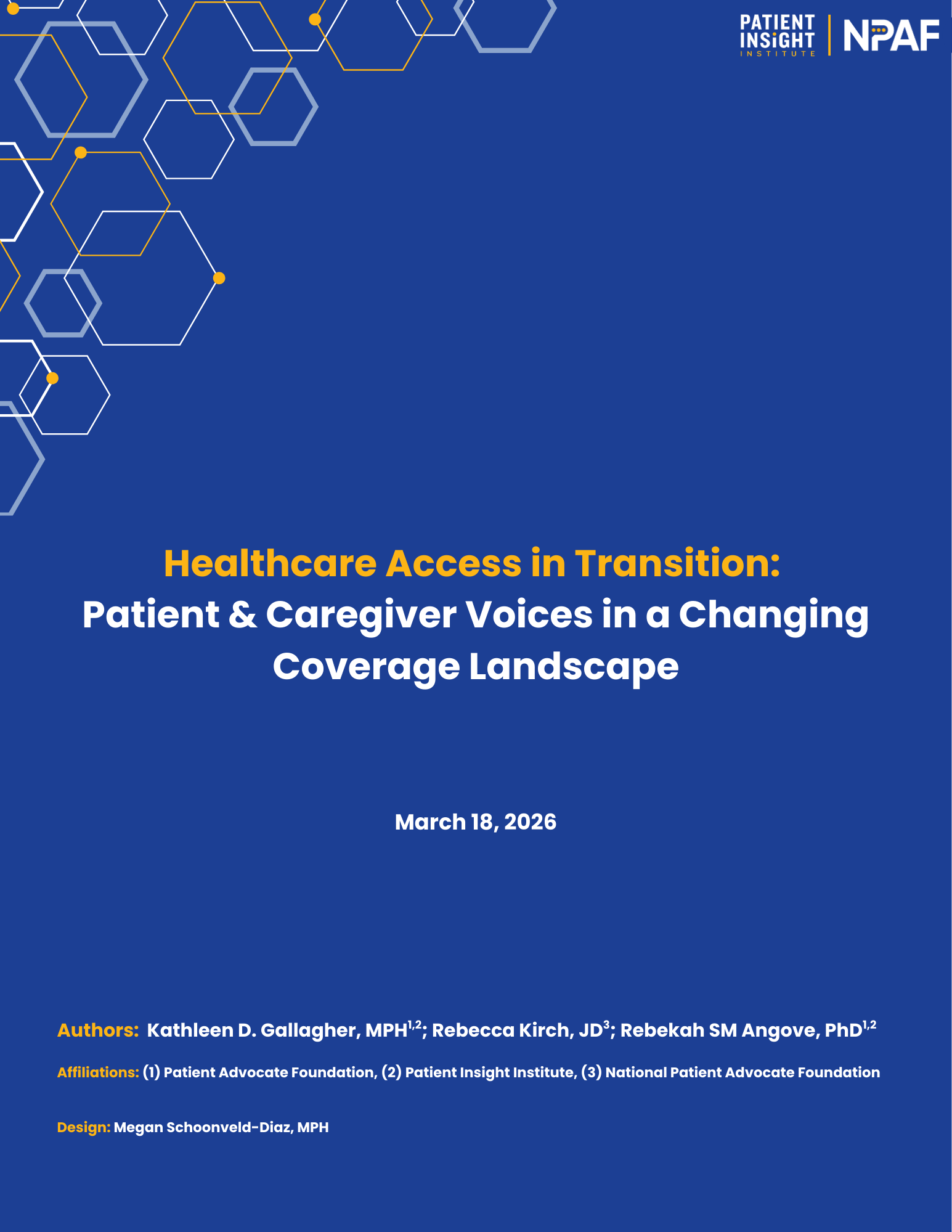 Patient &amp; Caregiver Voices in Changing Coverage Landscape