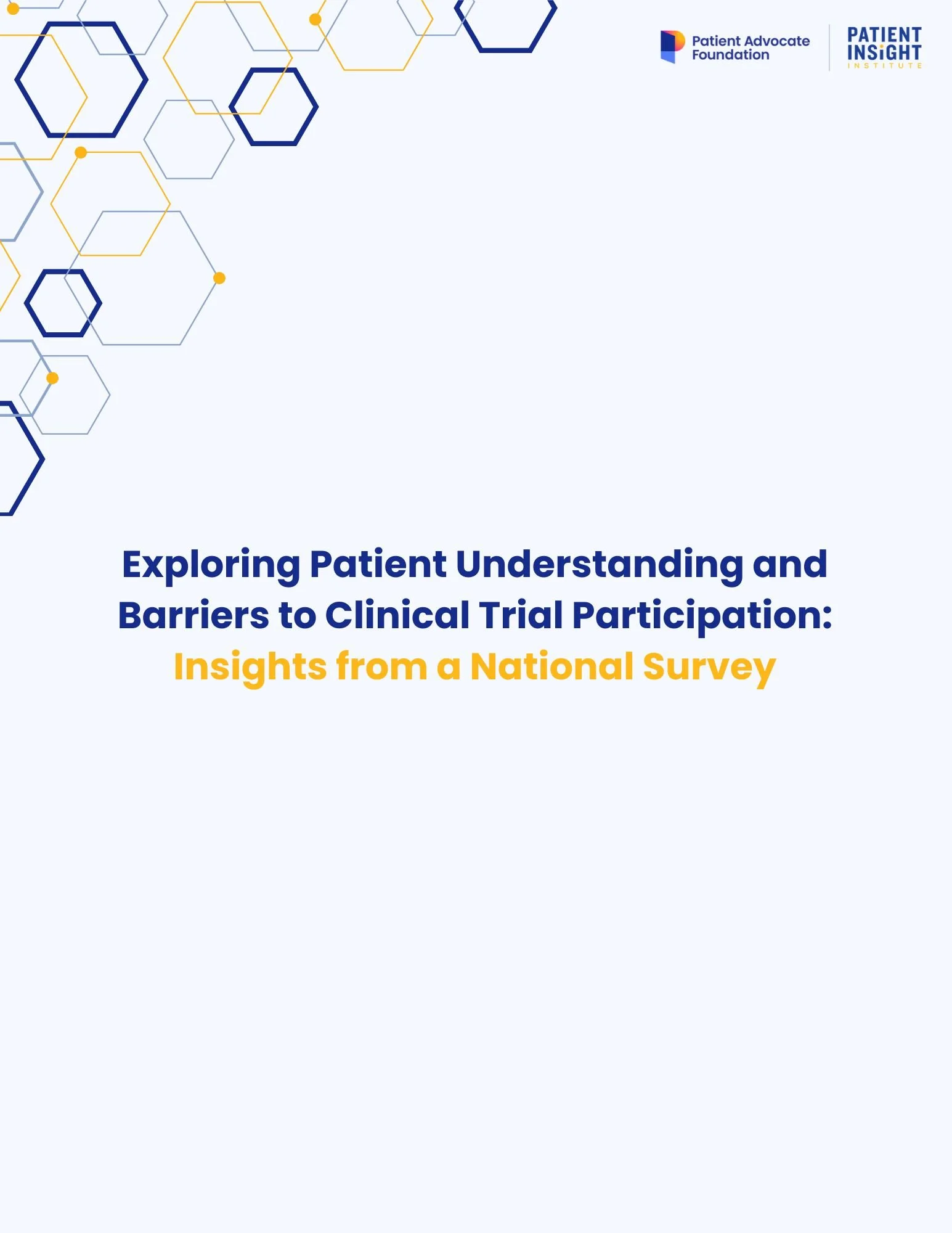 Patient Understanding and Barriers to Clinical Trial Participation