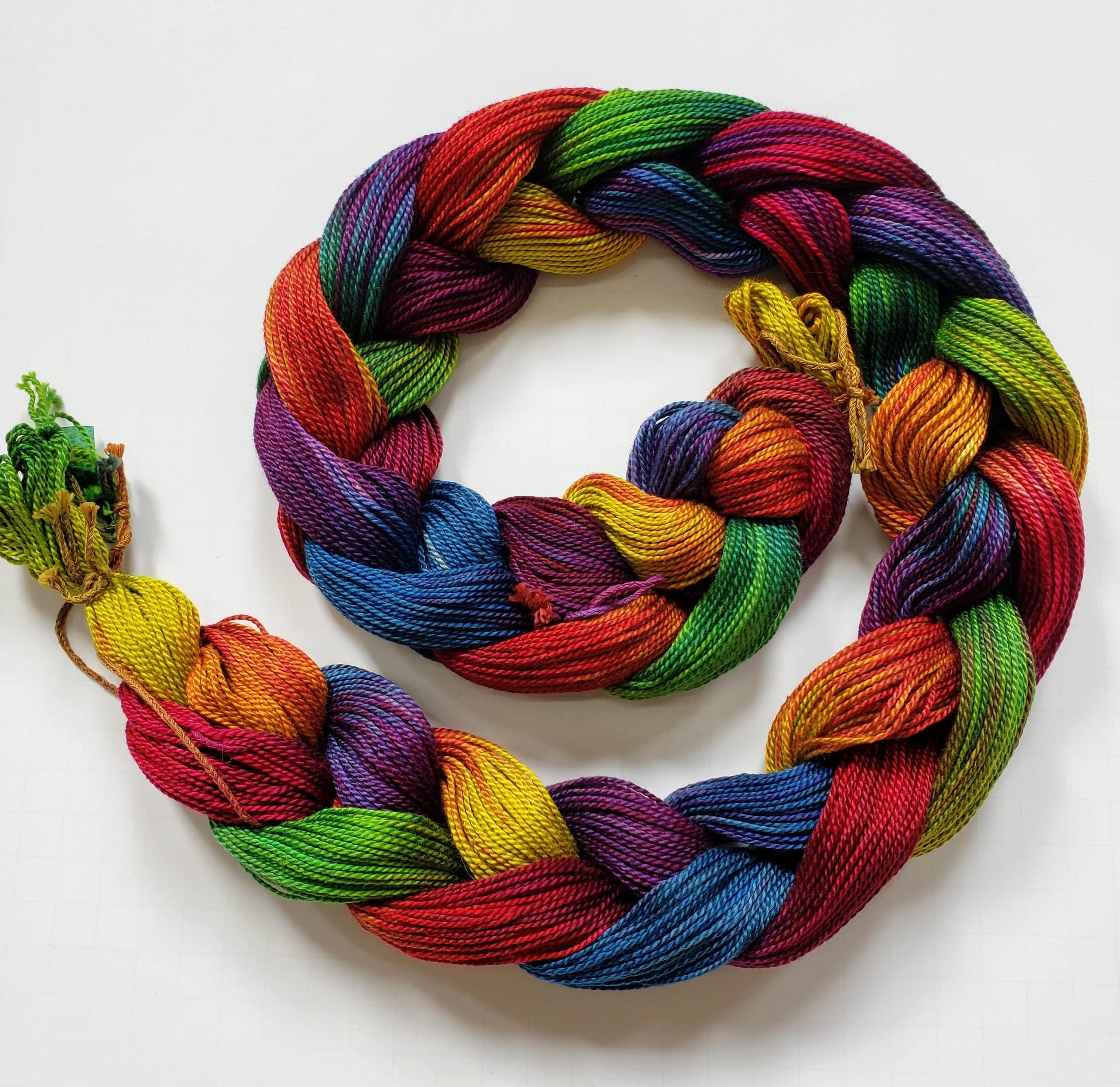 Black Rainbow - Small Treasure Warps 3/2 Mercerized Cotton