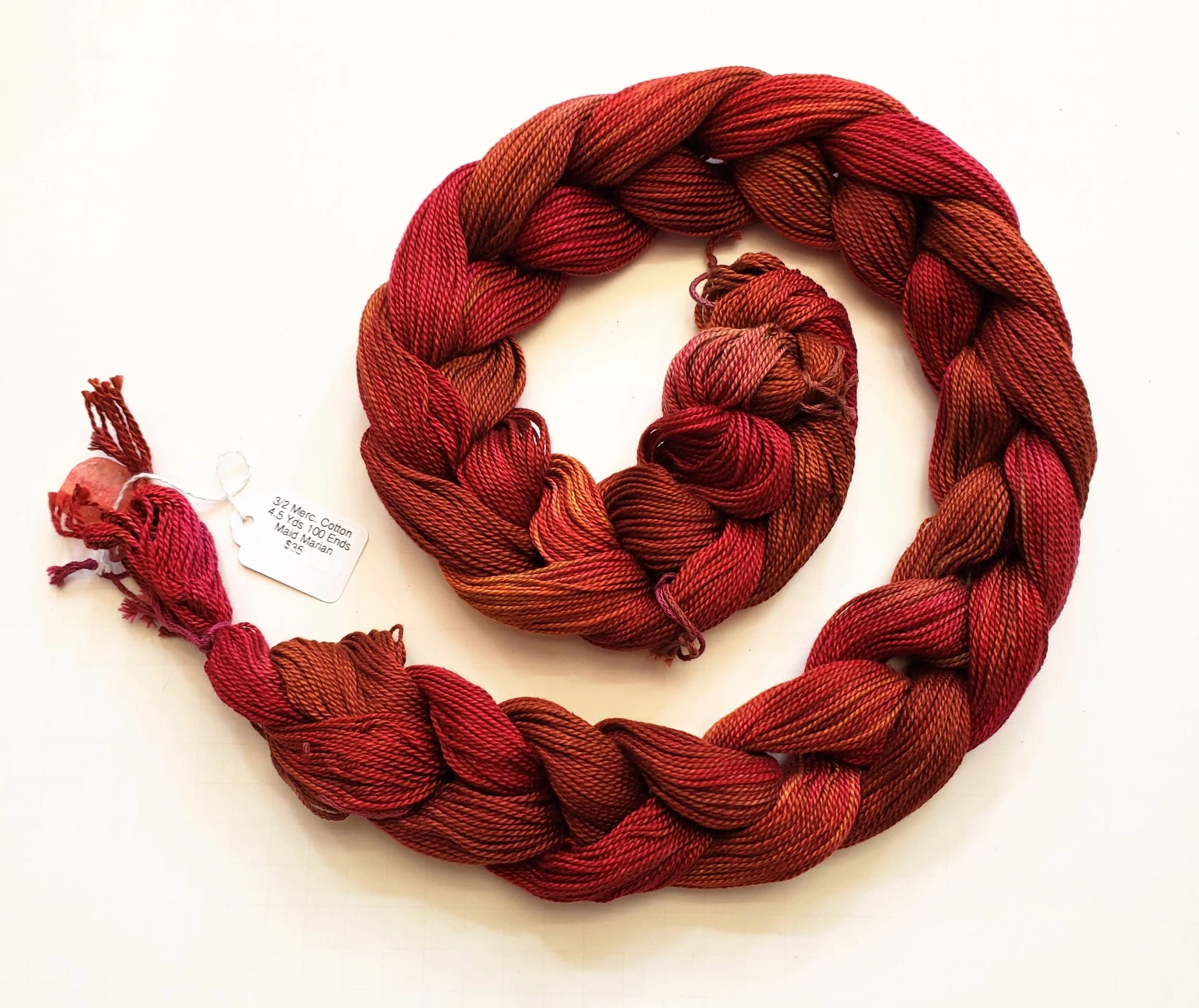 Maid Marian - Small Treasure Warps 3/2 Mercerized Cotton