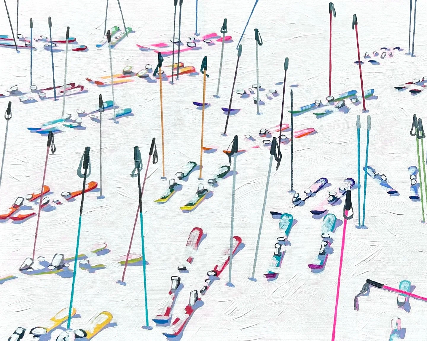 I have some prints for sale on my website! They&rsquo;re each a limited edition run of 25. Giclee Print on Cotton Rag paper. Click on the link in my bio to purchase. 

1. &ldquo;Apr&eacute;s&rdquo; 8.5&rdquo; x 10.5&rdquo;
2. &ldquo;Mountain Rides&rd