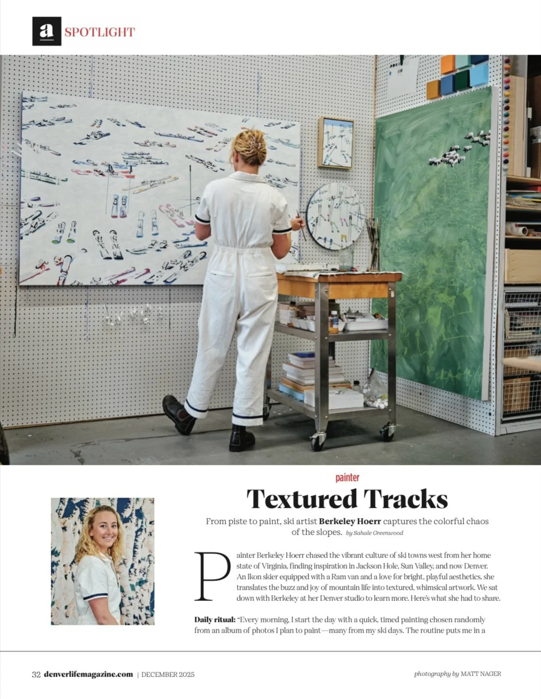 It was so amazing to be interviewed for @denverlifemagazine by fellow @santaclarauniversity alum @sahalegreenwood! I&rsquo;m so happy with how it turned out 🤗 You can read the article on their website or pick up a hard copy if you&rsquo;re in Denver