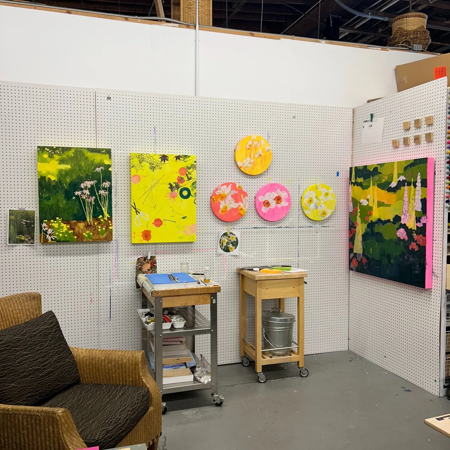 Lots of works in progress in the studio right now! Which one are you most excited to see finished?